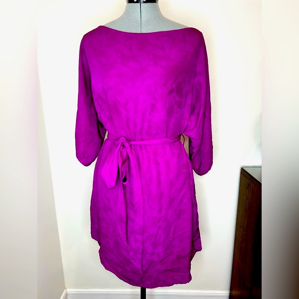 SIGAL A. - Off The Shoulder Short Sleeve Mini Dress Size S